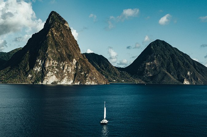 1/2 Day Private Catamaran out of Soufriere - Setting out from Soufriere Bay