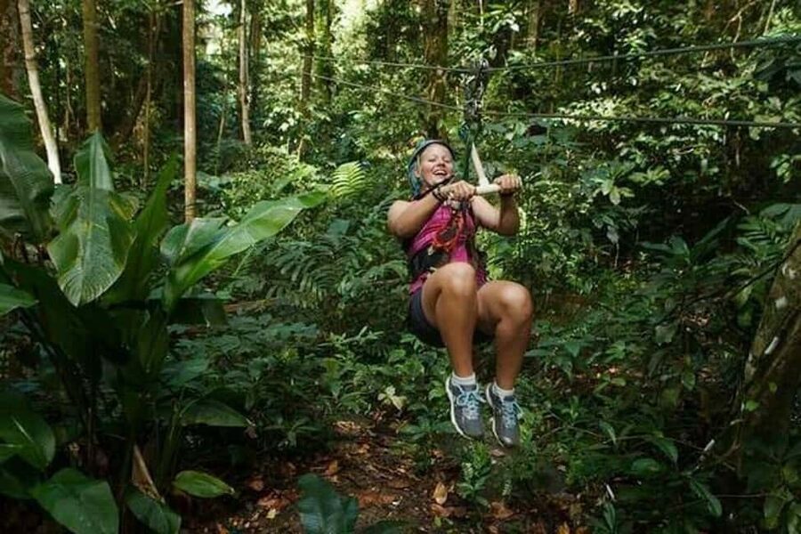 Babonneau/Castries: Rainforest Zip Line, Tram, and Hike Tour - Eight zip lines make this more than a photo stop