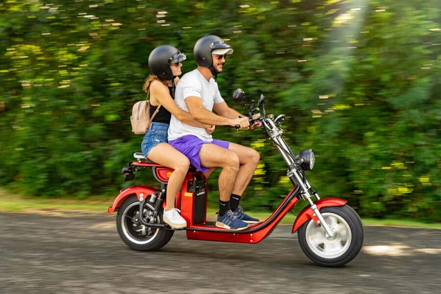 Beaches and Backroads Electric Big-Wheel Scooter Tour - Gros Islet and the northern back roads