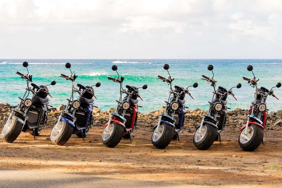 Beaches and Backroads Electric Big-Wheel Scooter Tour - Rodney Bay is the practical starting point