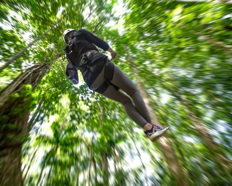 Castries, St. Lucia - Adrenaline Zipline - Views from La Sorcière Mountain