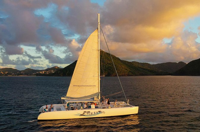 Champagne Sunset Sail in St. Lucia - Champagne, rum punch, and light snacks