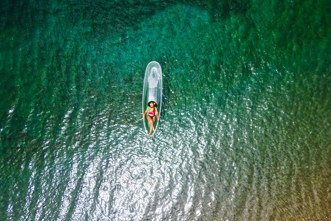 Clear Kayak Drone Photoshoot in St. Lucia - Getting to Soufrière Beach Park