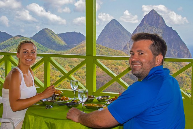 Couples Private St. Lucia Highlights Tour - Rum tasting at St. Lucia’s only rum buffet