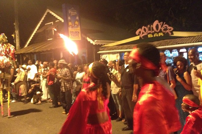 Friday Night Street Party in St. Lucia - Eating your way along the grills