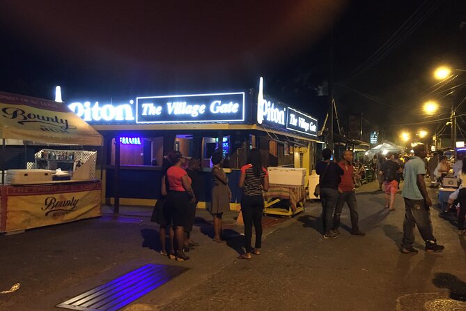 Friday Night Street Party in St. Lucia - Shopping and the waterfront walk