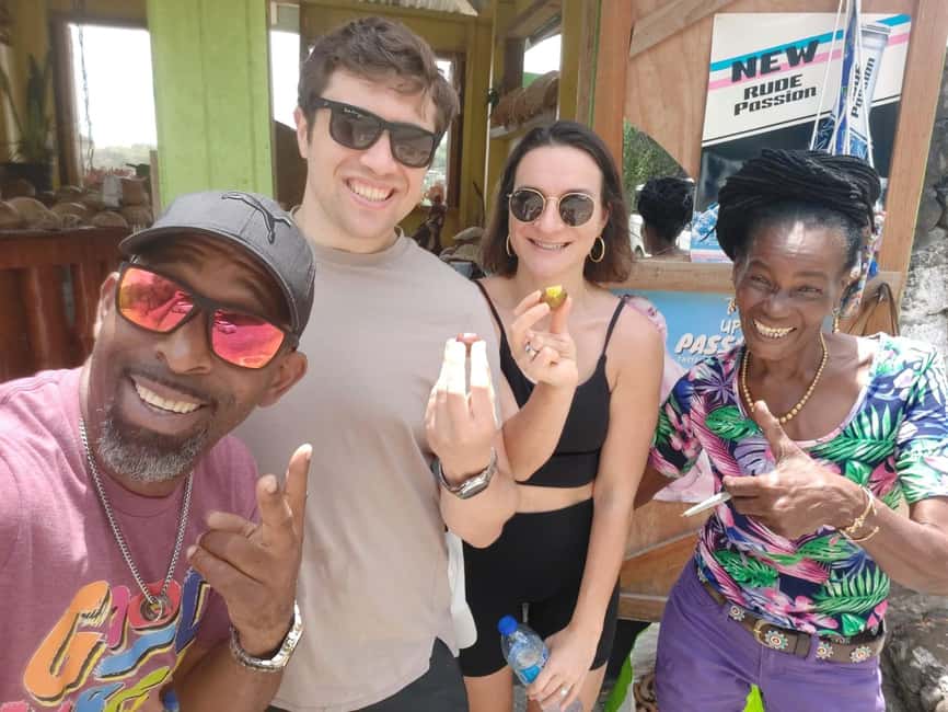 From Castries: St.Lucia Island Guided Tour - Local food, cassava cakes, and Piton beer