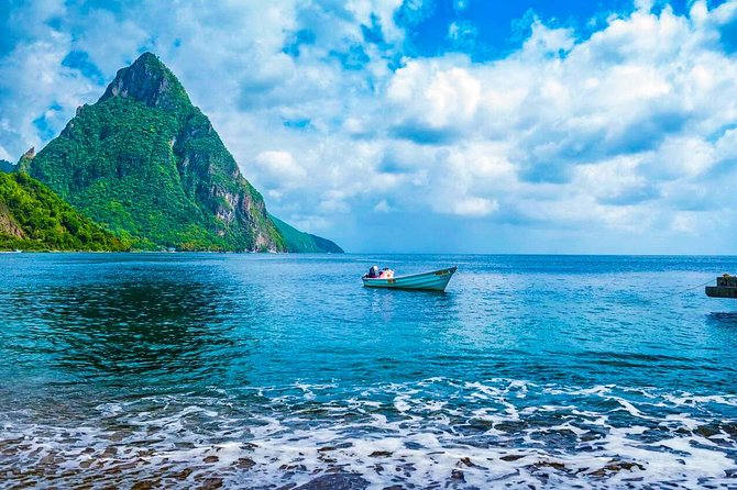 Gros Piton Hiking Adventure - The Gros Piton summit and the view toward Petit Piton