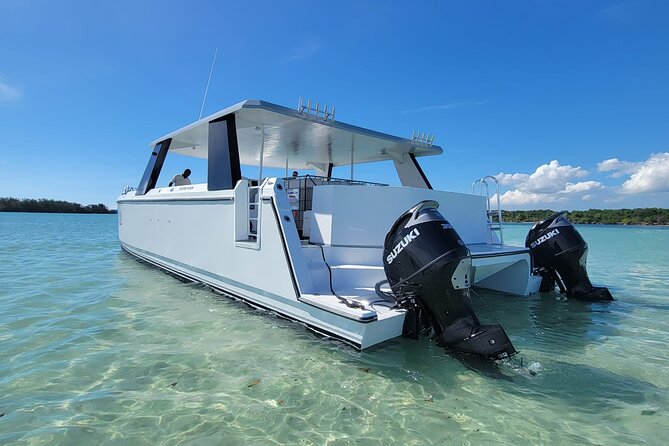 Half Day Private Power Cat Charter - Cruising Past Pigeon Island