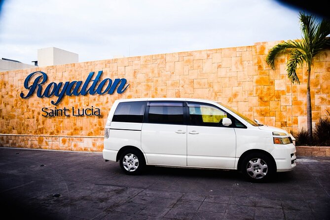 Hewanorra International Airport (UVF) Shuttle One-Way - The road from Vieux Fort toward your hotel