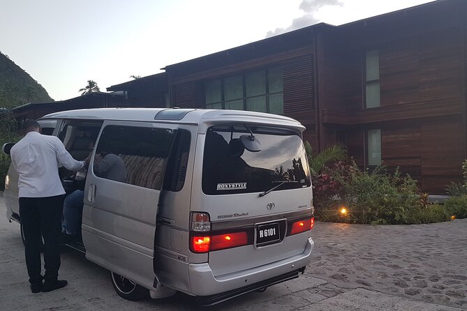 Hewanorra private Airport Transfer - Dennery fishing village along the way