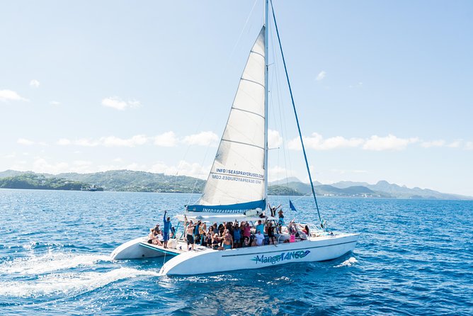 Hop & Drop Soufriere Transfer - Anse La Raye and Canaries from the water