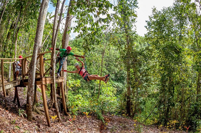 Jeep & Zip Safari St. Lucia From Castries - The short walk to Errand Falls