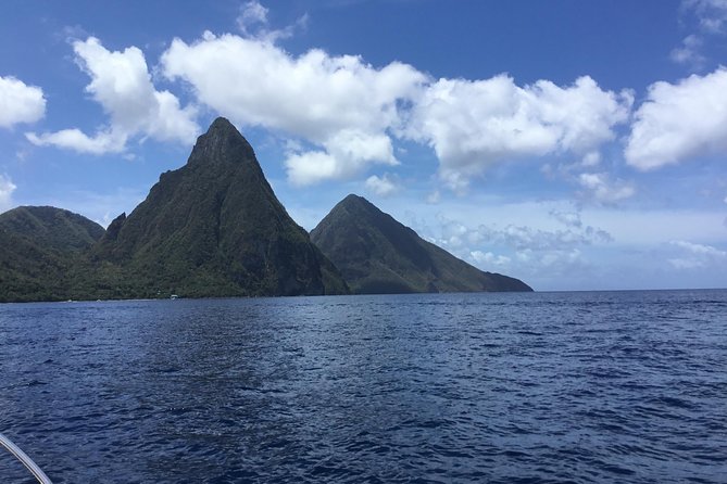 Private All Inclusive Speedboat to Soufriere with Lunch, Mud Bath & Waterfall - Marigot Bay and the coastal views