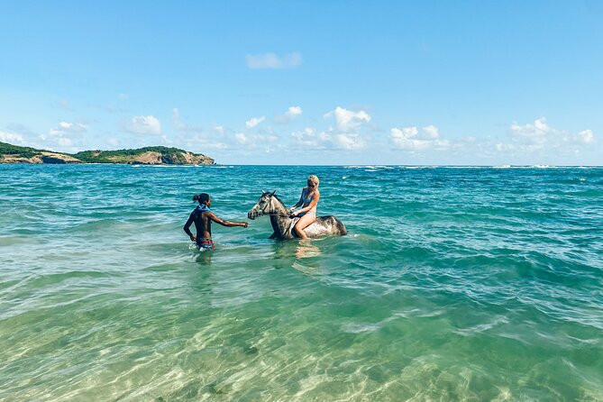 Private Beach Picnic Horseback Ride with Sandy Hoofs St. Lucia - How much value does the $129 price offer?