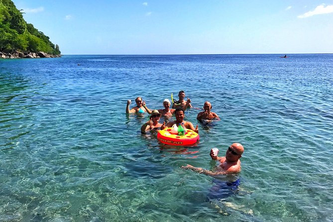 Private Custom Coastal Cruise St. Lucia Full Day - Watching for dolphins and pilot whales