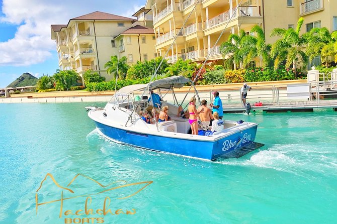 Private Custom Coastal Cruise St. Lucia Full Day - The Pitons, Sugar Beach, and Marigot Bay