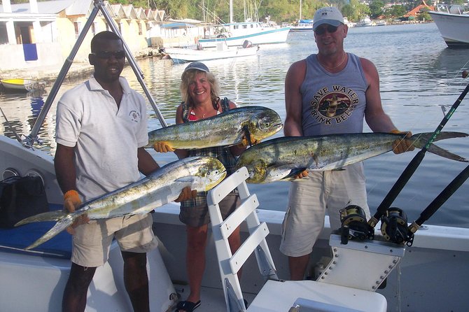 Private Fishing in St Lucia Charters - Setting out from Vigie Marina in Castries