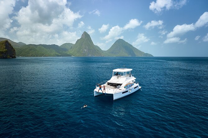 Private Full Day Luxury Catamaran Excursion - Leaving Rodney Bay Marina