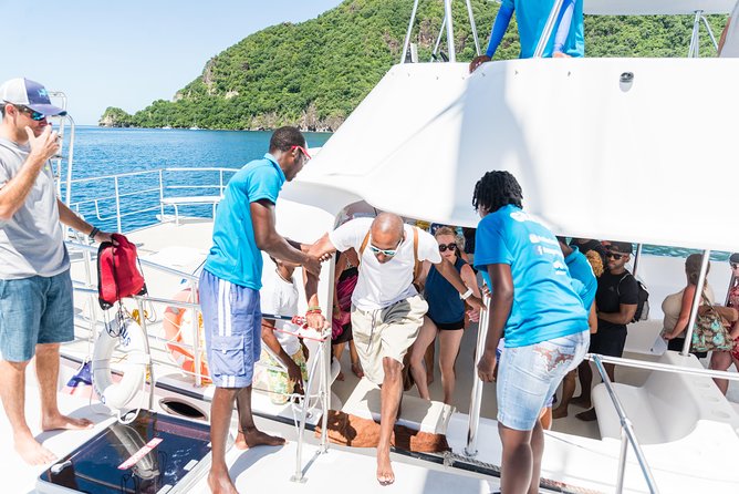 Private Half Day Catamaran Charter - Four hours along St Lucia’s west coast