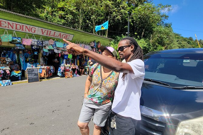 Private Island Tour St. Lucia - Castries Market and Derek Walcott Square
