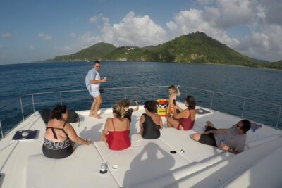 Private Luxury Catamaran Cruise in St. Lucia