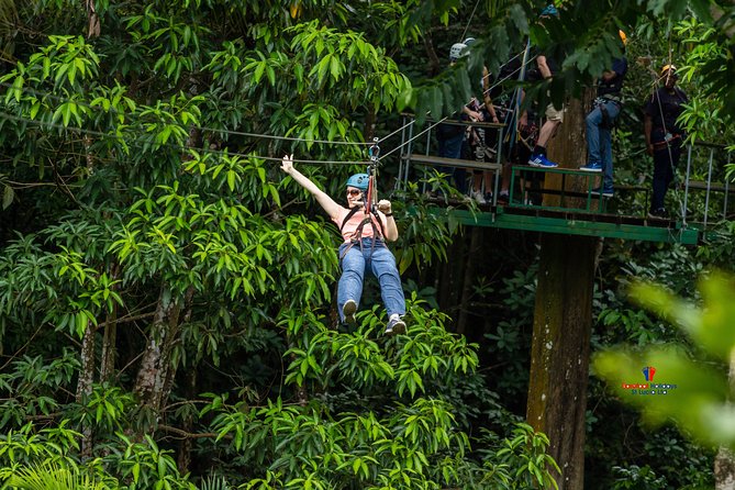 Rainforest Canopy Adventure from Vieux Fort or North Island, St Lucia - Rain does not automatically spoil the day