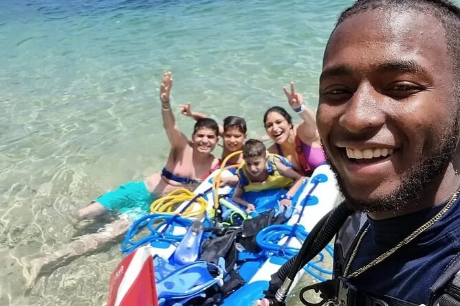 SNUBA Saint Lucia - Getting used to the regulator and hose