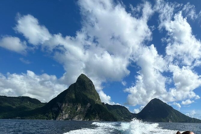 Soufriere Boat Tour Experience - Toraille Waterfall gives you a quick freshwater swim