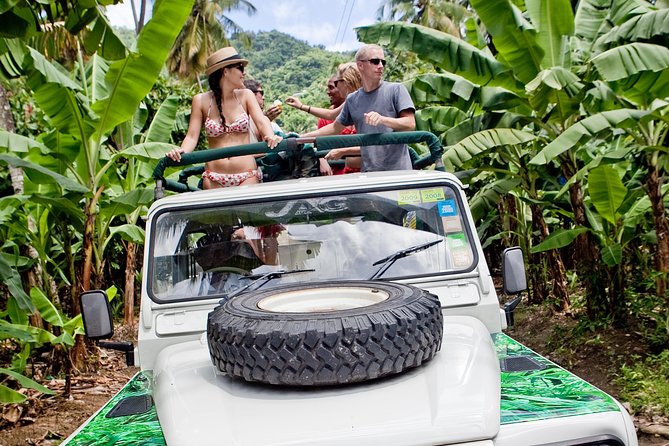 Soufriere Volcano Jeep Safari - A west-coast ride toward Soufriere