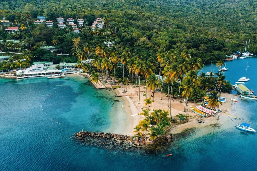St Lucia Bamboo Rafting and Rum Distillery Experience - Castries sightseeing before the raft