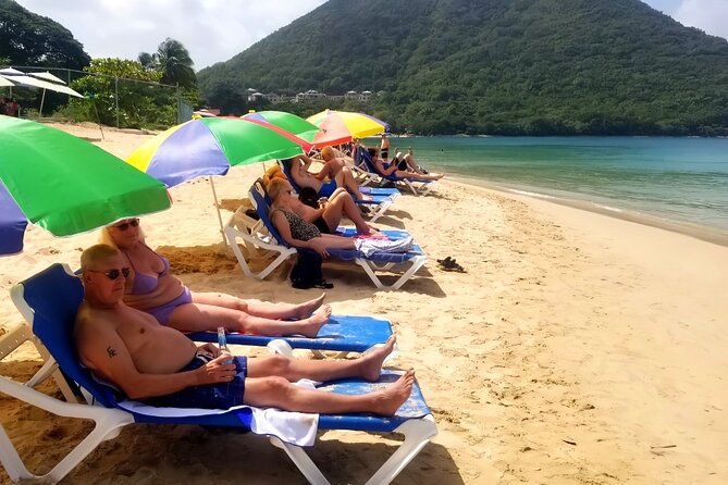 St. Lucia Beach Day with Paradise Beach Comforts & Transportation - Reduit Beach, St. Lucia’s easygoing beach stop