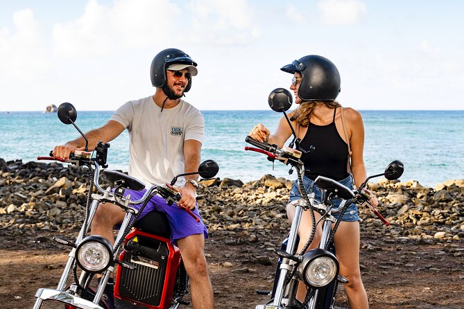 St.Lucia Beaches and Backroads Tour by Electric Big-Wheel Scooter - Pigeon Island connects scenery with pirate lore
