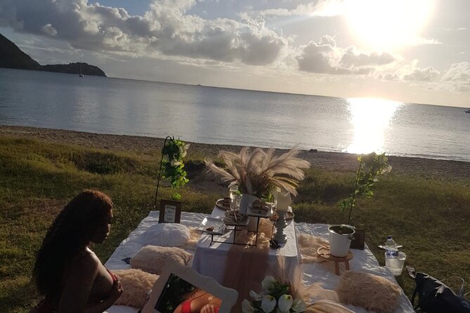 St Lucia Beachfront Sunset Picnics - Add-ons for birthdays, photos, and transportation