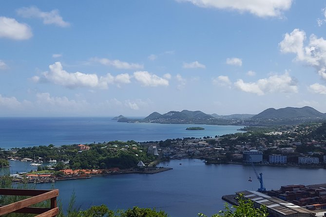 St Lucia Castries to Pitons Tour - Cassava bread, drinks, and other stops