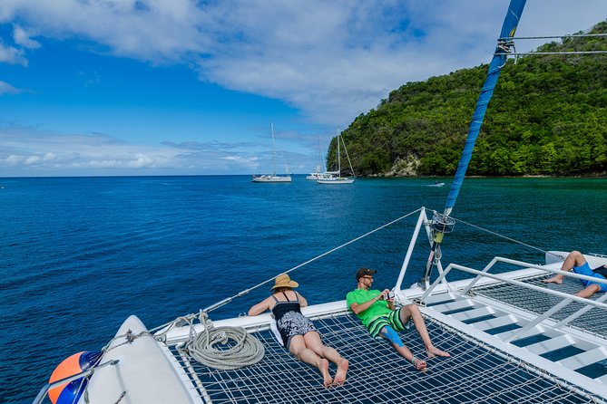 St Lucia Catamaran Day Sailing and Sightseeing Tour - The waterfall stop and Diamond Botanical Gardens question