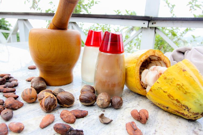 St Lucia Chocolate Making Marigot Bay & Souvenir Shopping - Marigot Bay from the viewpoint