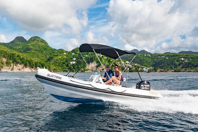St. Lucia Drive and Snorkel Experience - Taking the wheel at Rodney Bay Marina