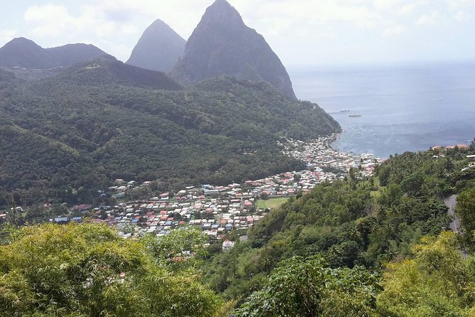 St. Lucia Land Tour to Soufriere Groups Only - Piton Falls: your best chance to get in the water
