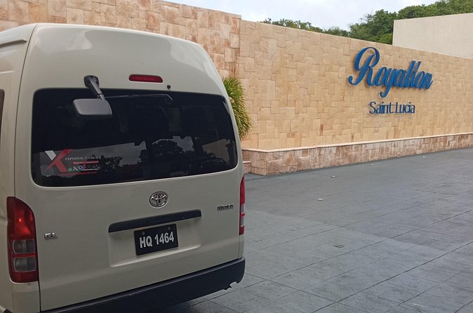 St. Lucia Private Airport Transfers from UVF (GROUPS of 4) - Limits to keep in mind
