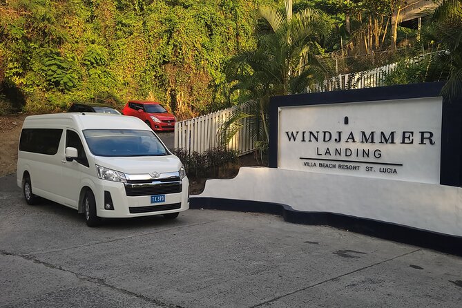 St. Lucia Private Airport Transfers - Choosing between the BMW X3 and 14-seat bus