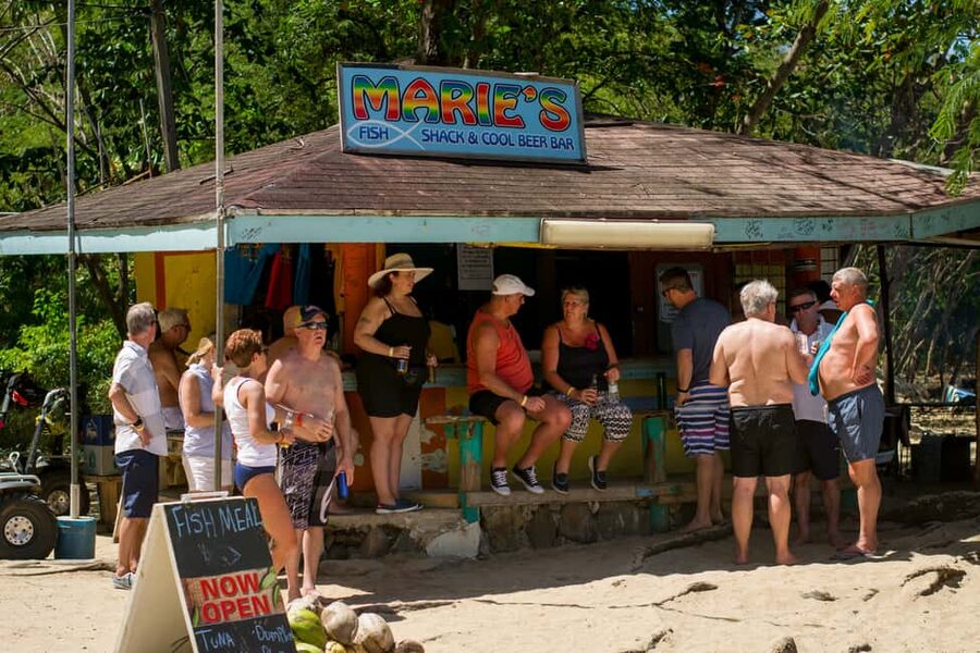 St. Lucia: Rodney Bay Village Segway - Local fruit, drinks, and the small extras