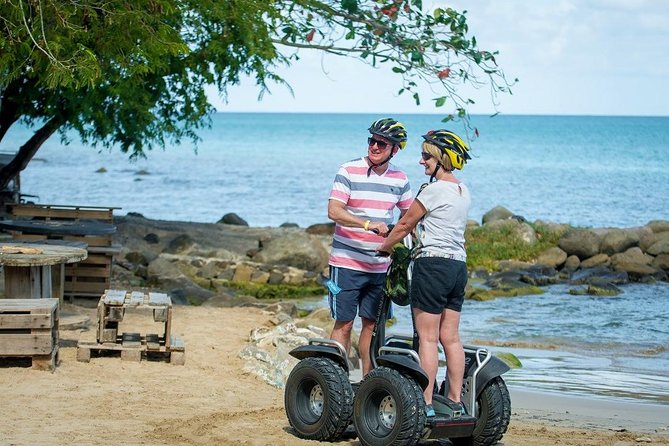 St Lucia Rodney Bay Village Segway Adventure - Learning to ride before the trail