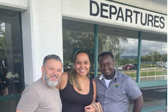 St Lucia Shuttle Taxi Service - Hewanorra Airport pickup, step by step