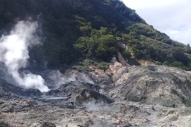 St Lucia Sulphur Springs Drive- in Volcano Tour & Therapeutic Mud baths - The west-coast road to Soufrière