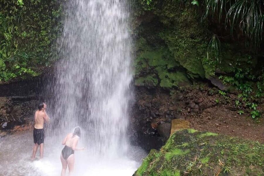 St. Lucia: Sulphur Springs Mud Bath and Toraille Waterfall - Seeing Soufriere between the water stops