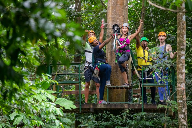 St Lucia Ultimate 3 Package: Aerial Tram, Zipline and Hiking - The Ride Up Through Rural St Lucia
