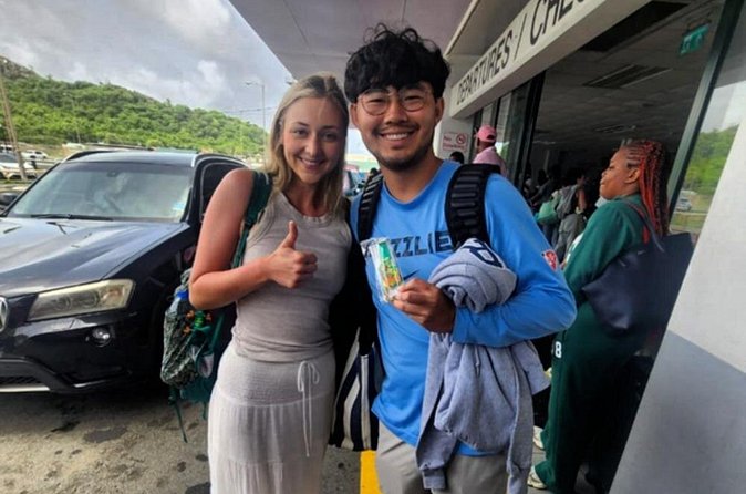 St. Lucia UVF Airport Transfers - Roundtrip with Free Souvenirs - The Return Ride and Free Souvenir